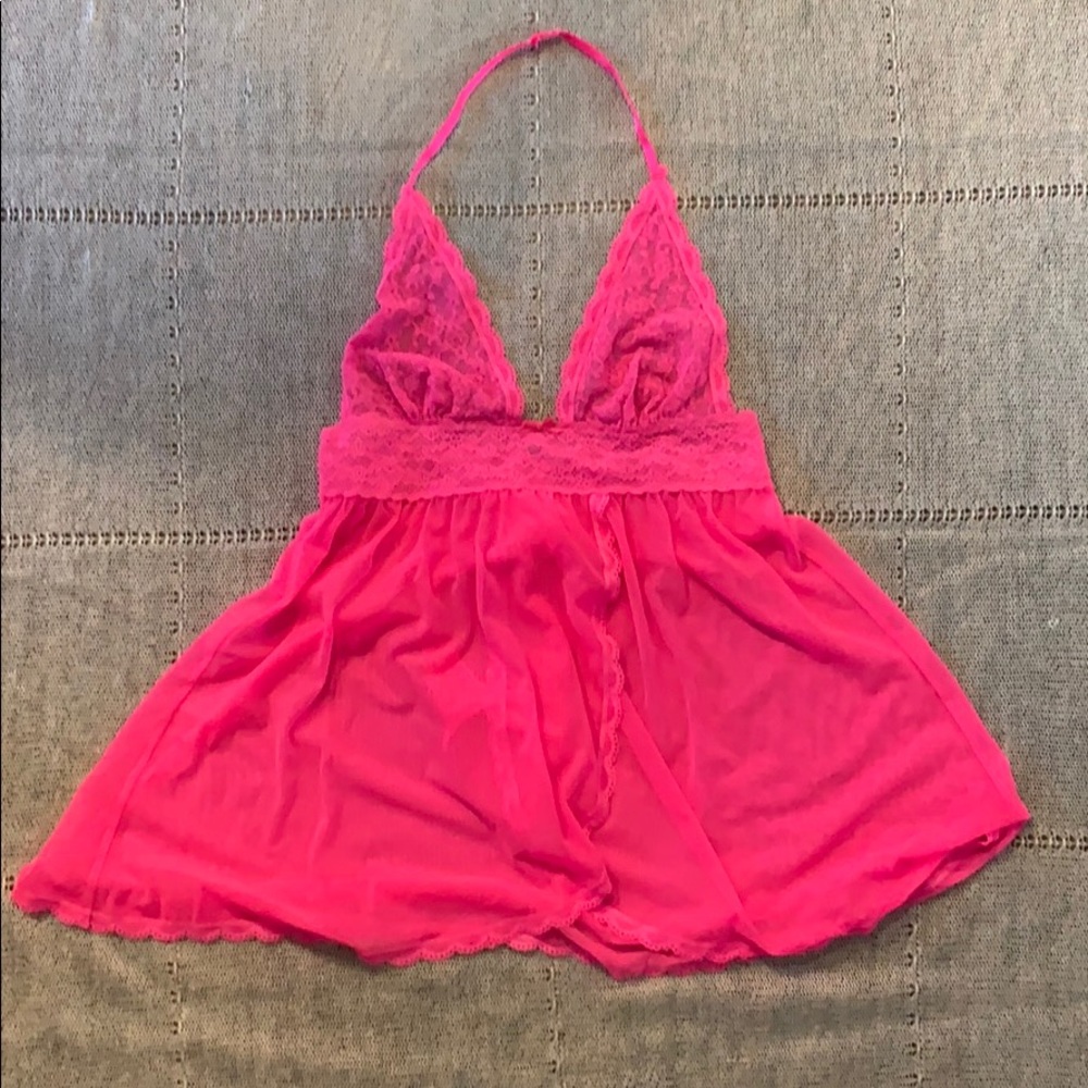 NWOT - Victoria’s Secret Hot Pink Lingerie Dress